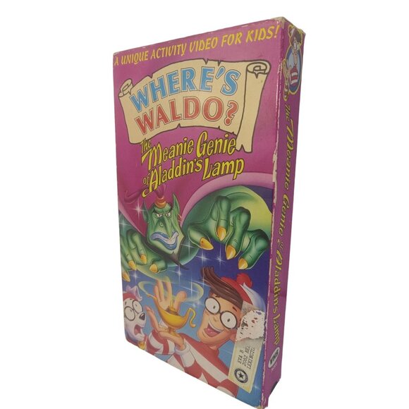 Goodtimes VHS Tape Movie Wheres Waldo The Meanie Genie Of Aladdins Lamp 1982 - Picture 3 of 5